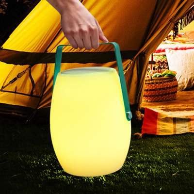 colorful plastic hand lamp for bar